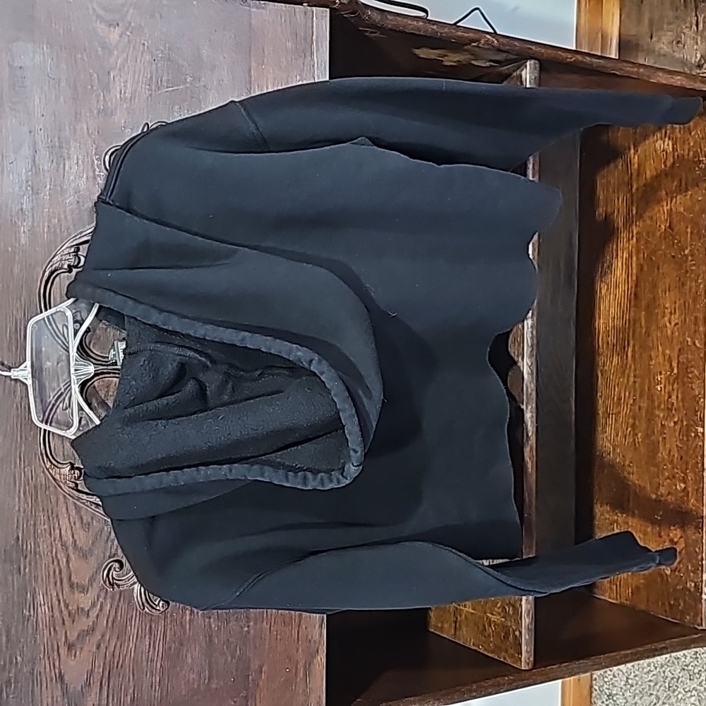 Wild Fable Women's Small Cropped Black Hoodie - Picture 2 of 8